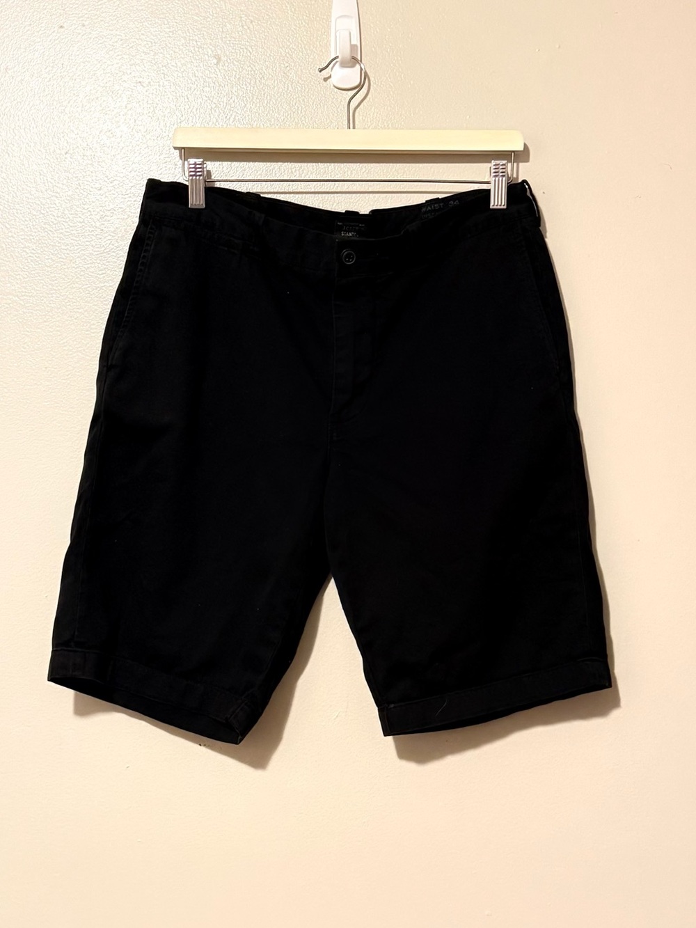 J. Crew Black Cotton Cargo Shorts